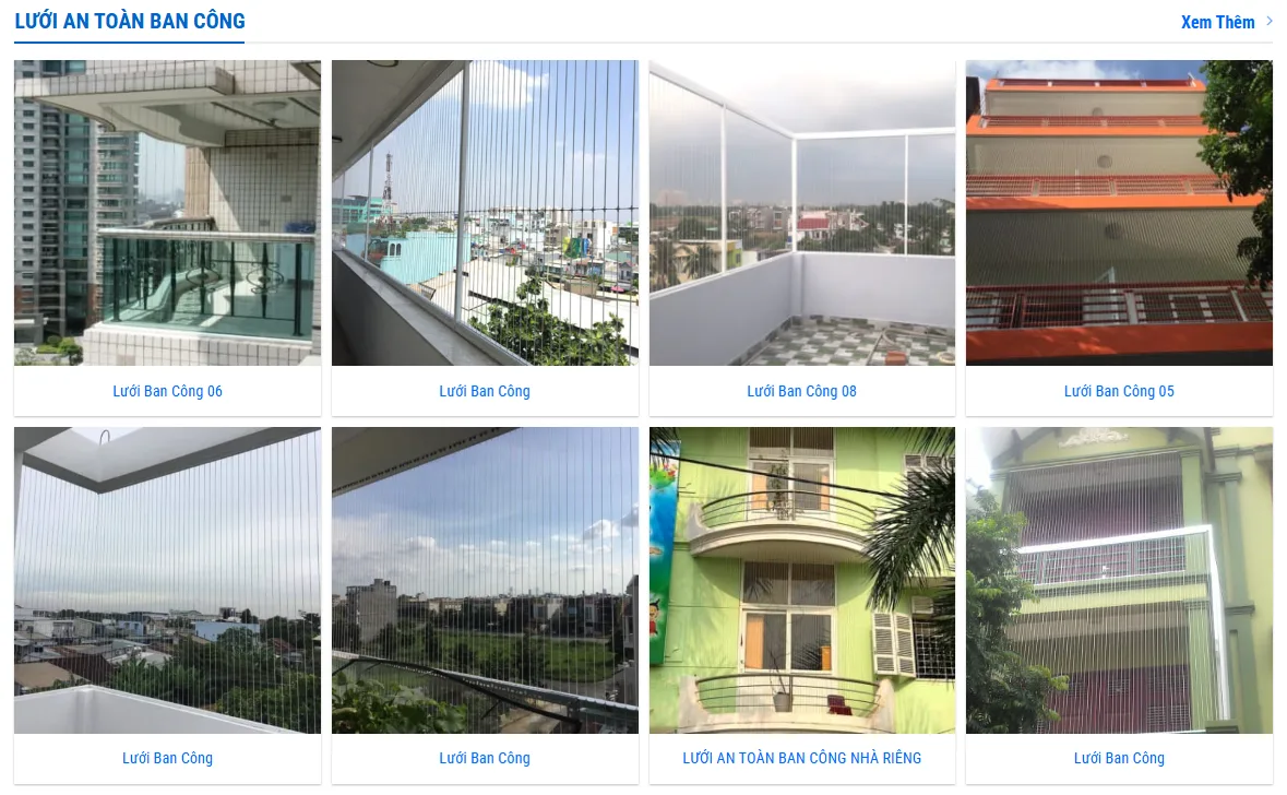Thiết Kế Website Lưới An Toàn MA-240