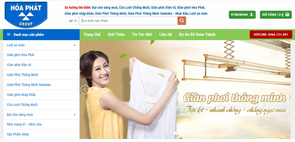 Thiết Kế Website Lưới An Toàn MA-240