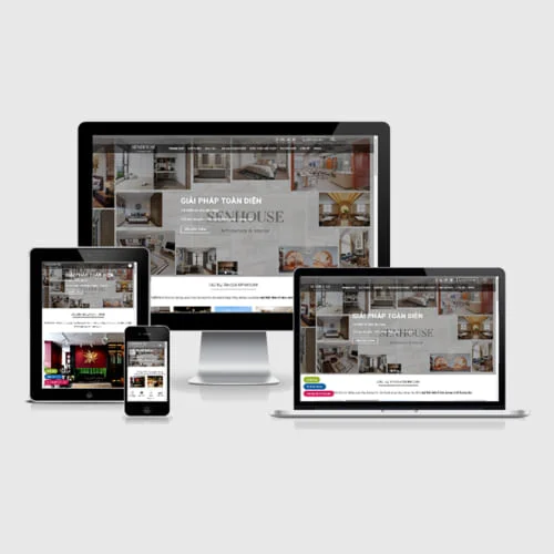 Mẫu Website Thiết Kế Nội Thất MA-252