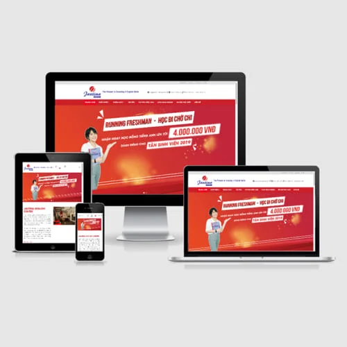 Thiết Kế Website Trung Tâm Anh Ngữ MA-269