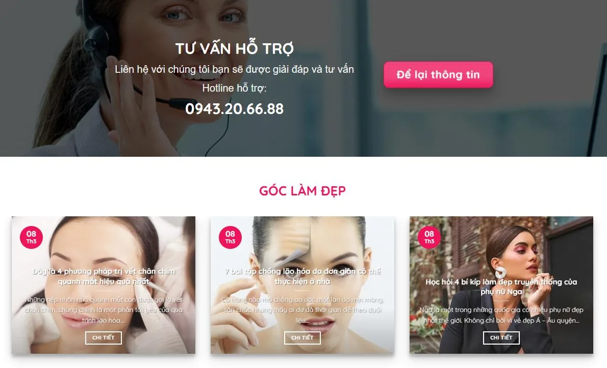 Thiết Kế Website Công Ty Dược Phẩm MA-265