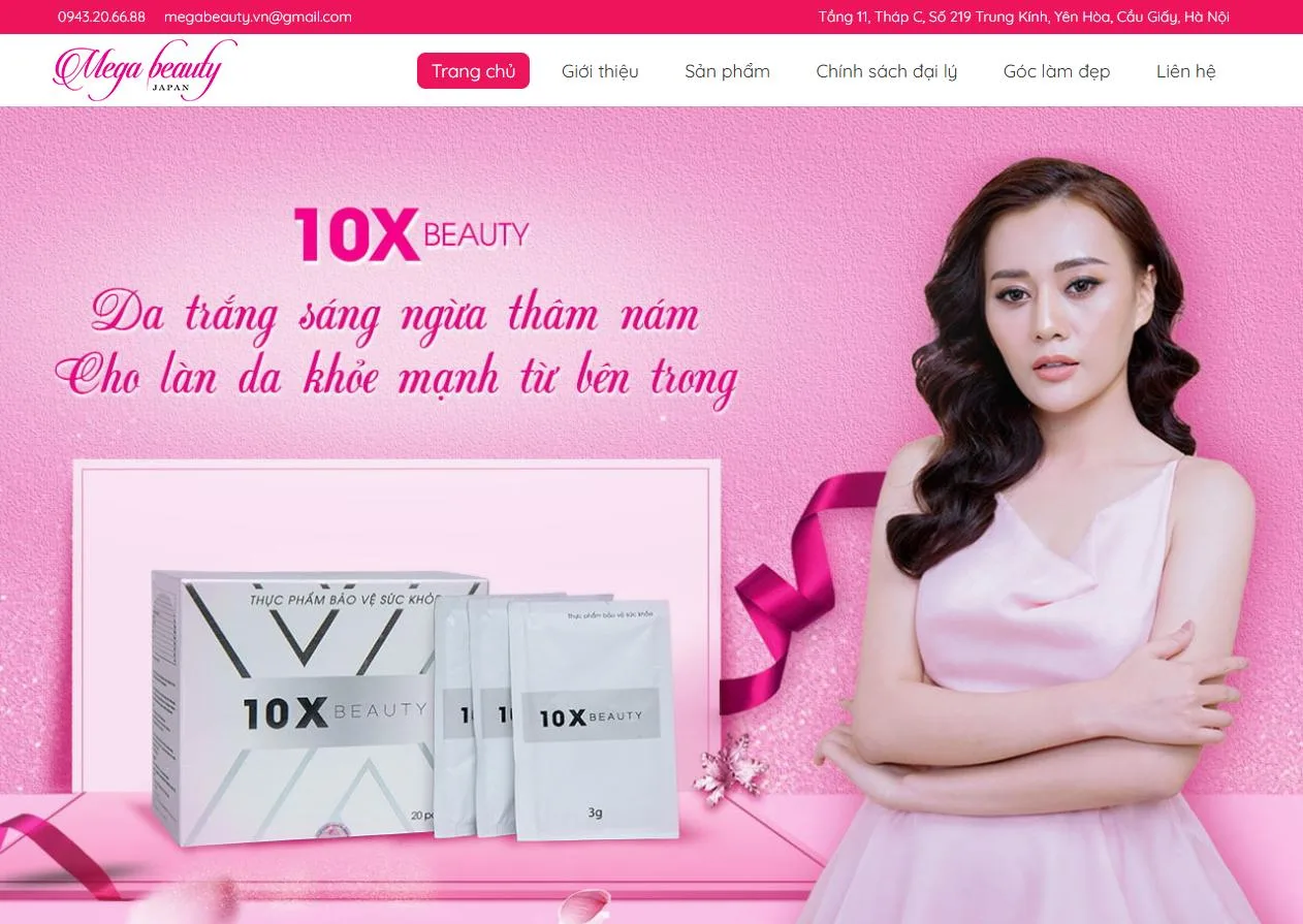 Thiết Kế Website Công Ty Dược Phẩm MA-265