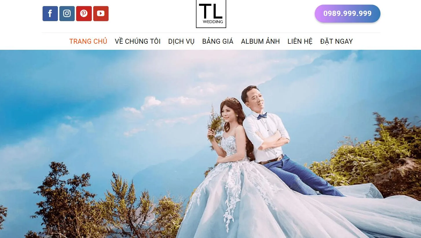 Thiết Kế Website Studio Chụp Ảnh Cưới MA-261