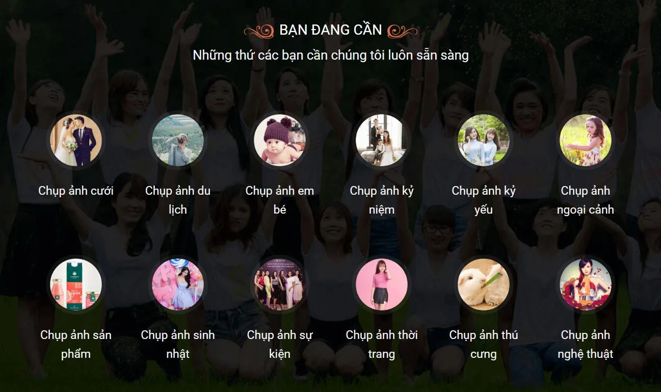 Thiết Kế Website Studio Chụp Ảnh Cưới MA-261
