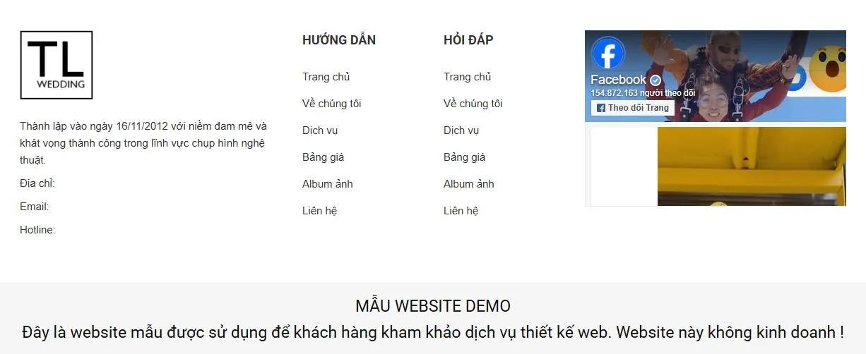 Thiết Kế Website Studio Chụp Ảnh Cưới MA-261