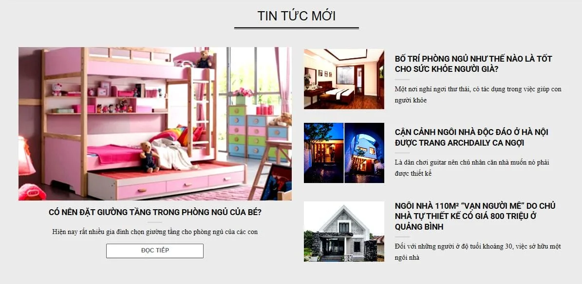 Thiết Kế Website Thiết Kế Nội Thất MA-252