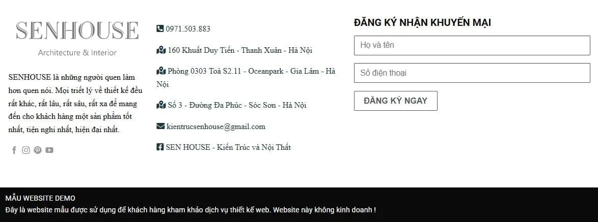 Thiết Kế Website Thiết Kế Nội Thất MA-252
