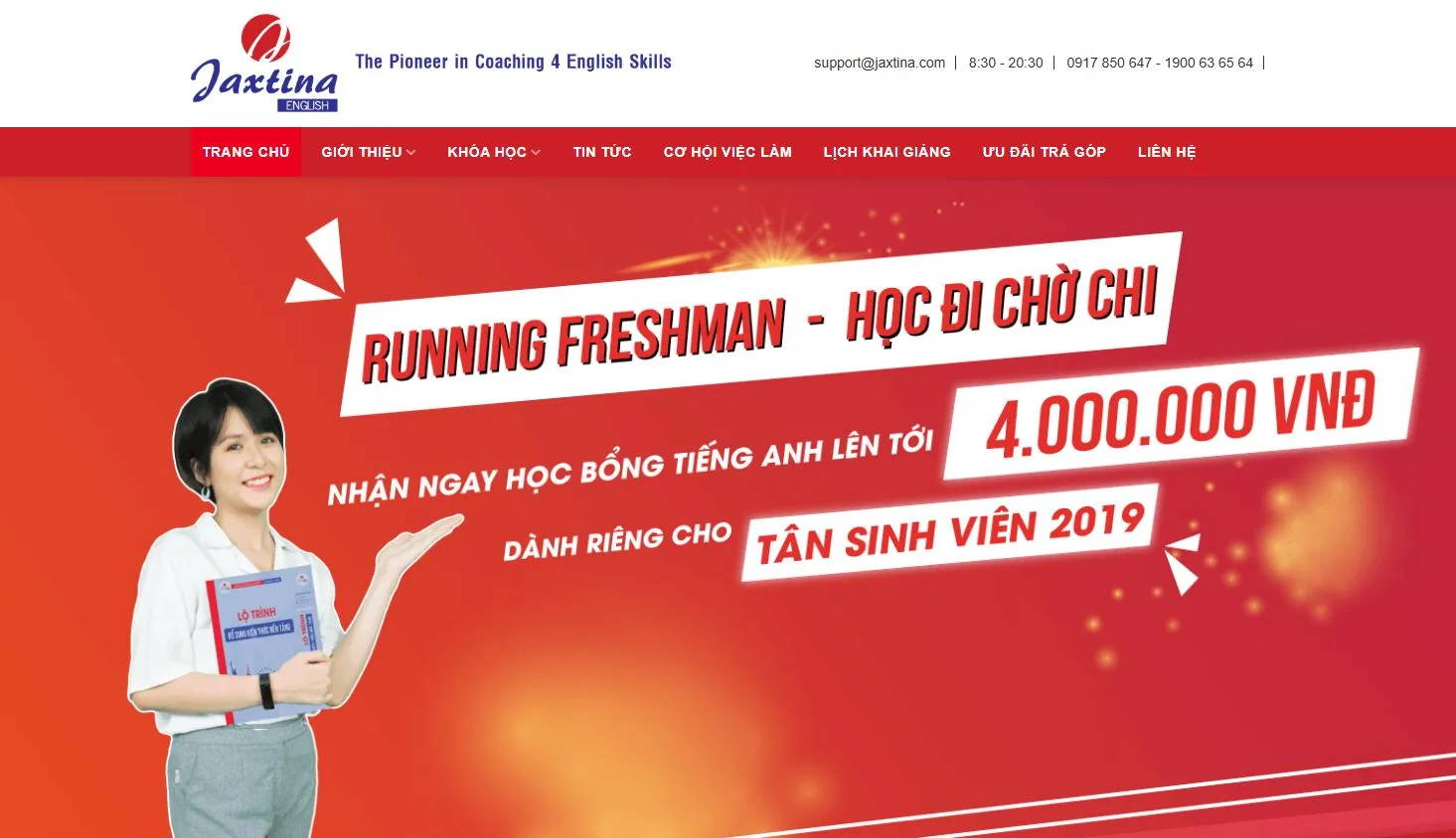 Thiết Kế Website Trung Tâm Anh Ngữ MA-269