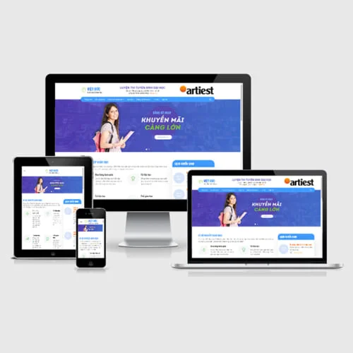 Thiết Kế Website Luyện Thi Tuyển Sinh Đại Học MA-271