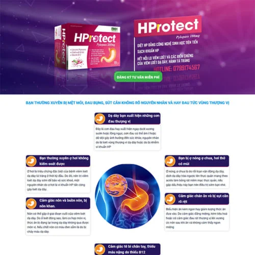 Mẫu Landing Page Bán Thuốc MA-279