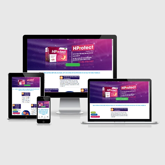 Thiết Kế Landing Page Bán Thuốc MA-279