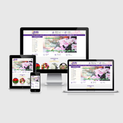Thiết Kế Website Bán Hoa Tươi MA-303