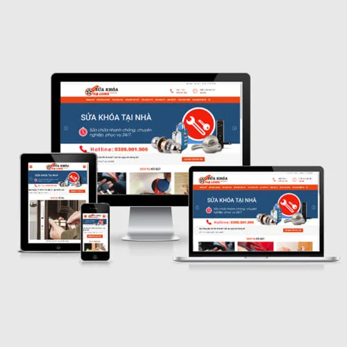 Thiết Kế Website Thợ Sửa Khóa MA-298