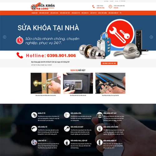 Thiết Kế Website Thợ Sửa Khóa MA-298