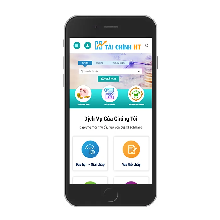 Thiết Kế Website Cho Vay Tài Chính MA-306