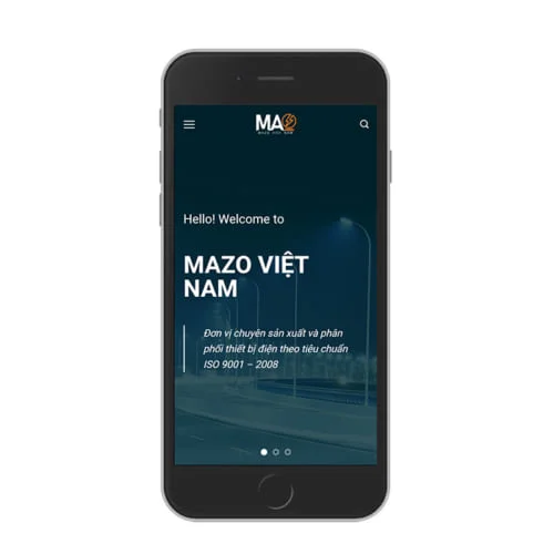 Mẫu Website Gia Công Thiết Bị Điện MA-308