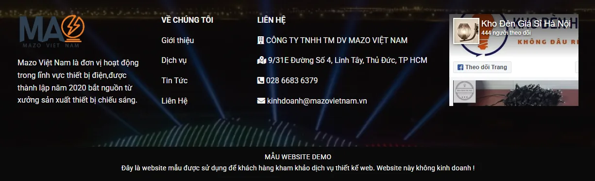 Thiết Kế Website Gia Công Thiết Bị Điện MA-308