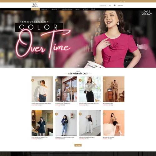 Thiết Kế Website Quần Áo Thời Trang MA-313