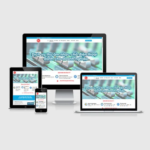 Thiết Kế Website Nhạc Chờ Thương Hiệu MA-318