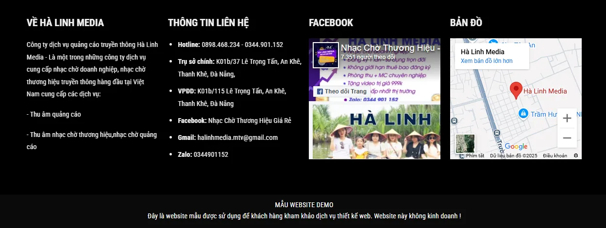 Thiết Kế Website Nhạc Chờ Thương Hiệu MA-318