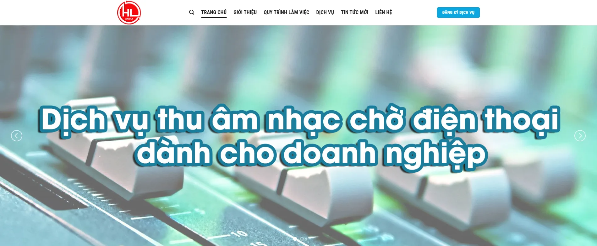 Thiết Kế Website Nhạc Chờ Thương Hiệu MA-318