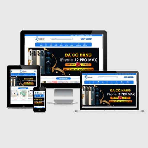 Thiết Kế Website Thương Mại Điện Tử MA-324