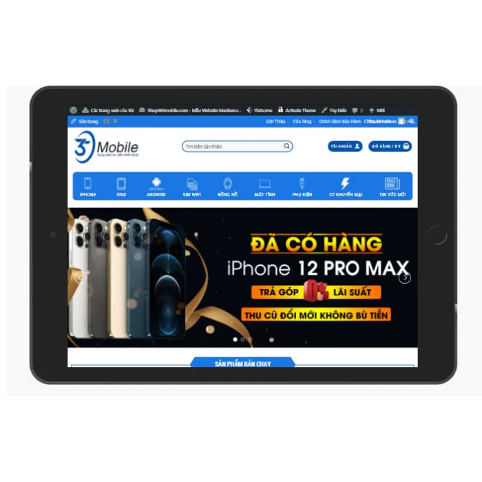 Thiết Kế Website Thương Mại Điện Tử MA-324