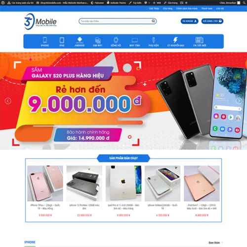 Thiết Kế Website Thương Mại Điện Tử MA-324