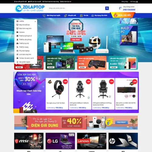 Thiết Kế Website Bán Máy Tính MA-363