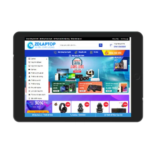 Mẫu Website Bán Máy Tính MA-363