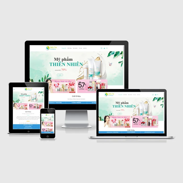 Thiết Kế Website Bán Mỹ Phẩm MA-444