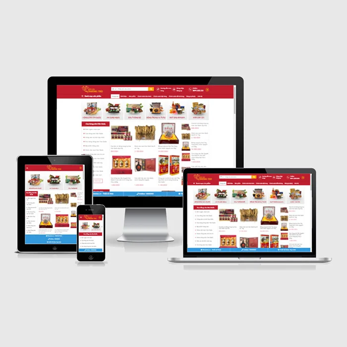 Thiết Kế Website Bán Nhân Sâm MA-381