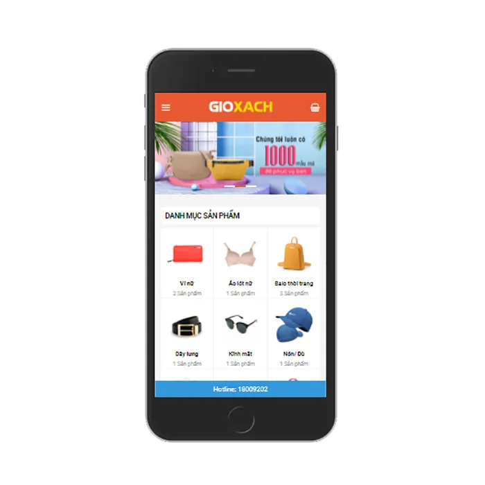 Thiết Kế Website Bán Phụ Kiện Thời Trang MA-357