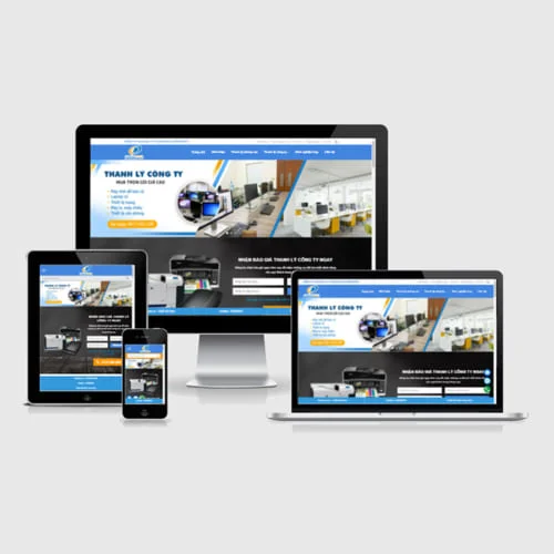Thiết Kế Website Bán, Thanh Lý Thiết Bị Văn Phòng MA-346