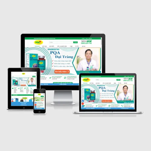 Mẫu Website Bán Thuốc MA-344