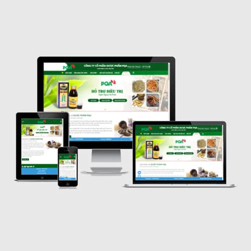 Thiết Kế Website Bán Thuốc MA-393