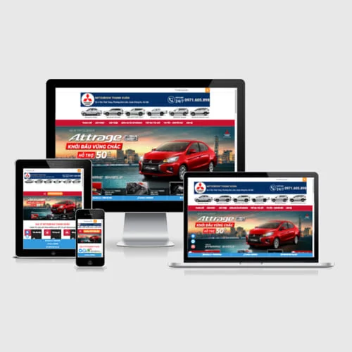 Mẫu Website Bán Xe MA-384