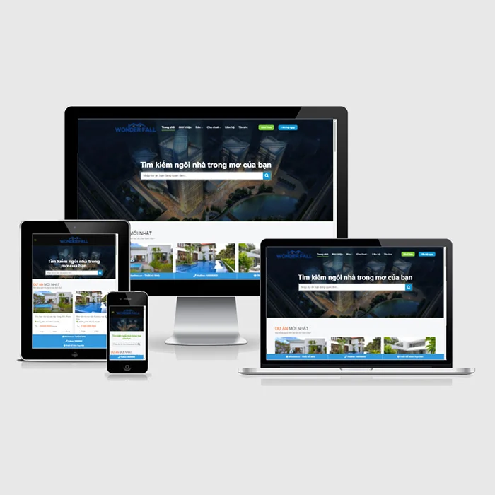 Thiết Kế Website Bất Động Sản MA-422