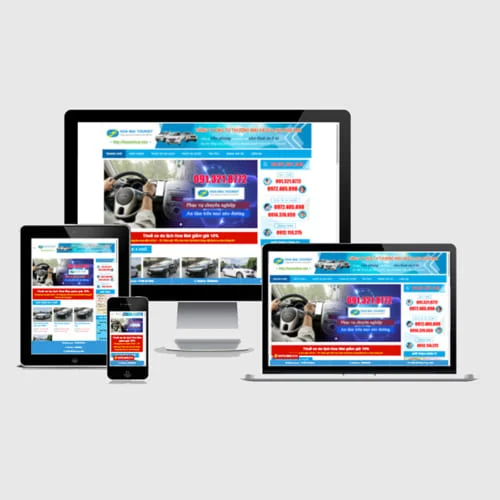 Mẫu Website Cho Thuê Xe MA-374