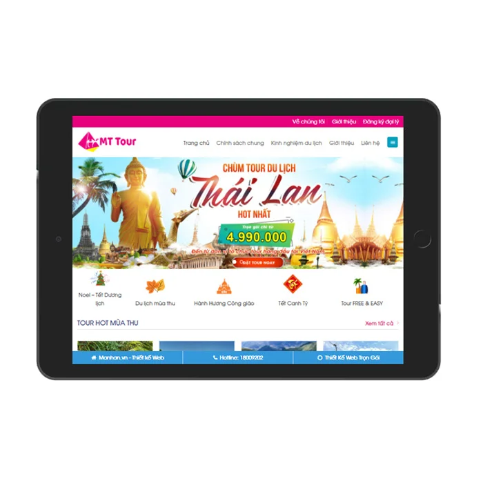 Thiết Kế Website Du Lịch MA-452