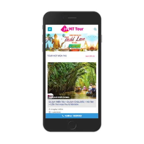 Mẫu Website Du Lịch MA-452