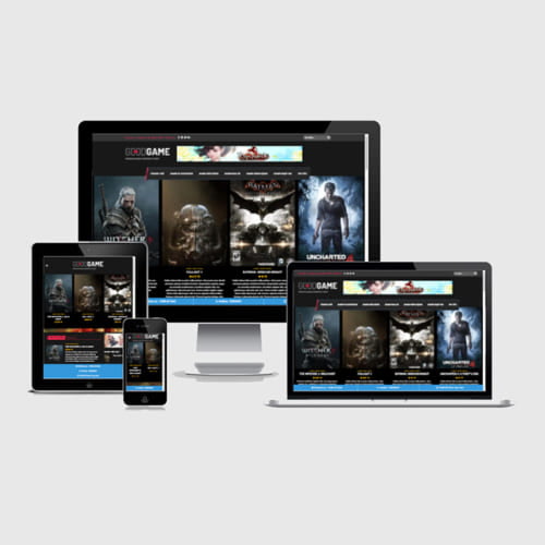 Mẫu Website Gaming MA-457