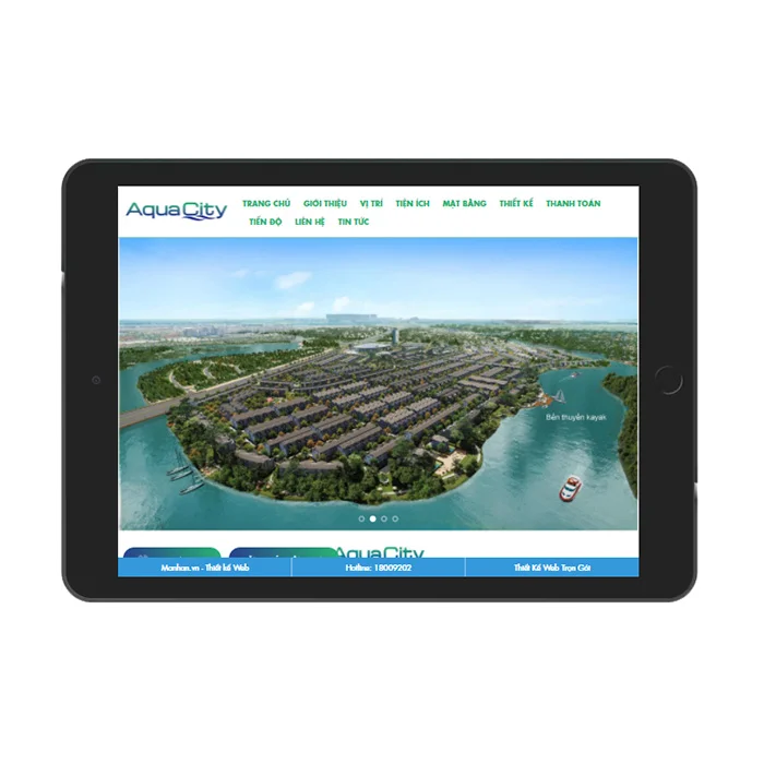 Thiết Kế Website Giới Thiệu Bất Động Sản MA-419