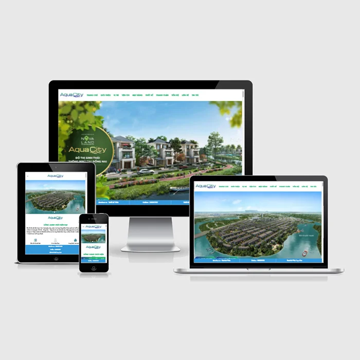 Thiết Kế Website Giới Thiệu Bất Động Sản MA-419
