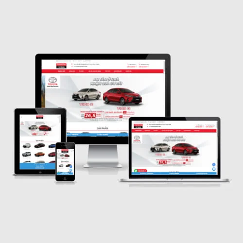Thiết Kế Website Kinh Doanh Xe Ô Tô Mới, Cũ MA-329