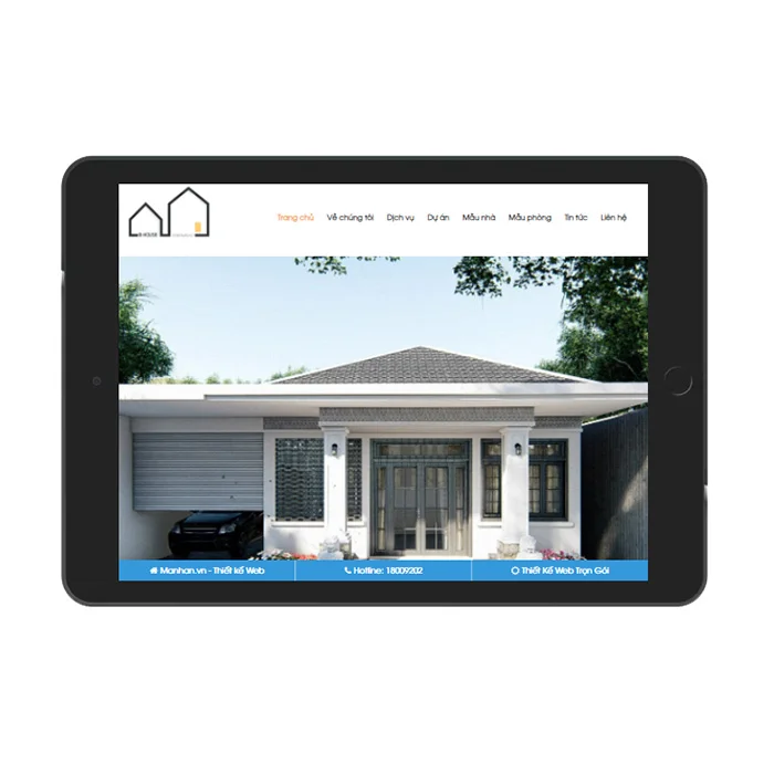Thiết Kế Website Nội Thất, Kiến Trúc MA-450