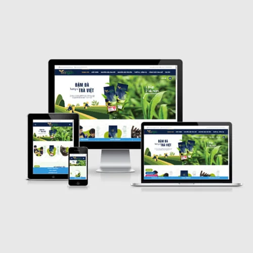 Mẫu Website Bán Nguyên Liệu Trà Sữa MA-666