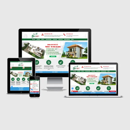 Thiết Kế Website Thi Công Xây Dựng MA-400