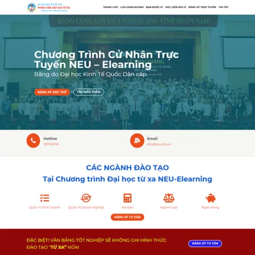 Thiết Kế Website Trường Đại Học MA-420