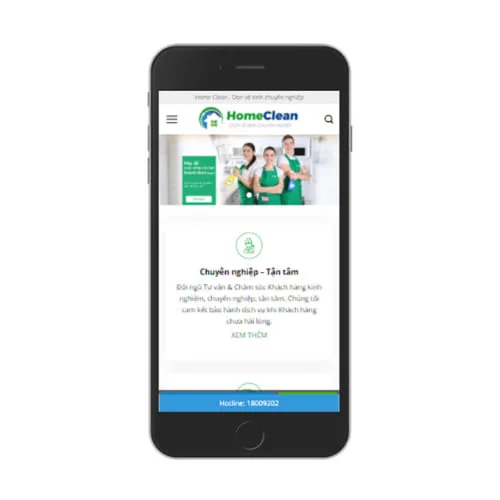 Mẫu Website Vệ Sinh MA-460